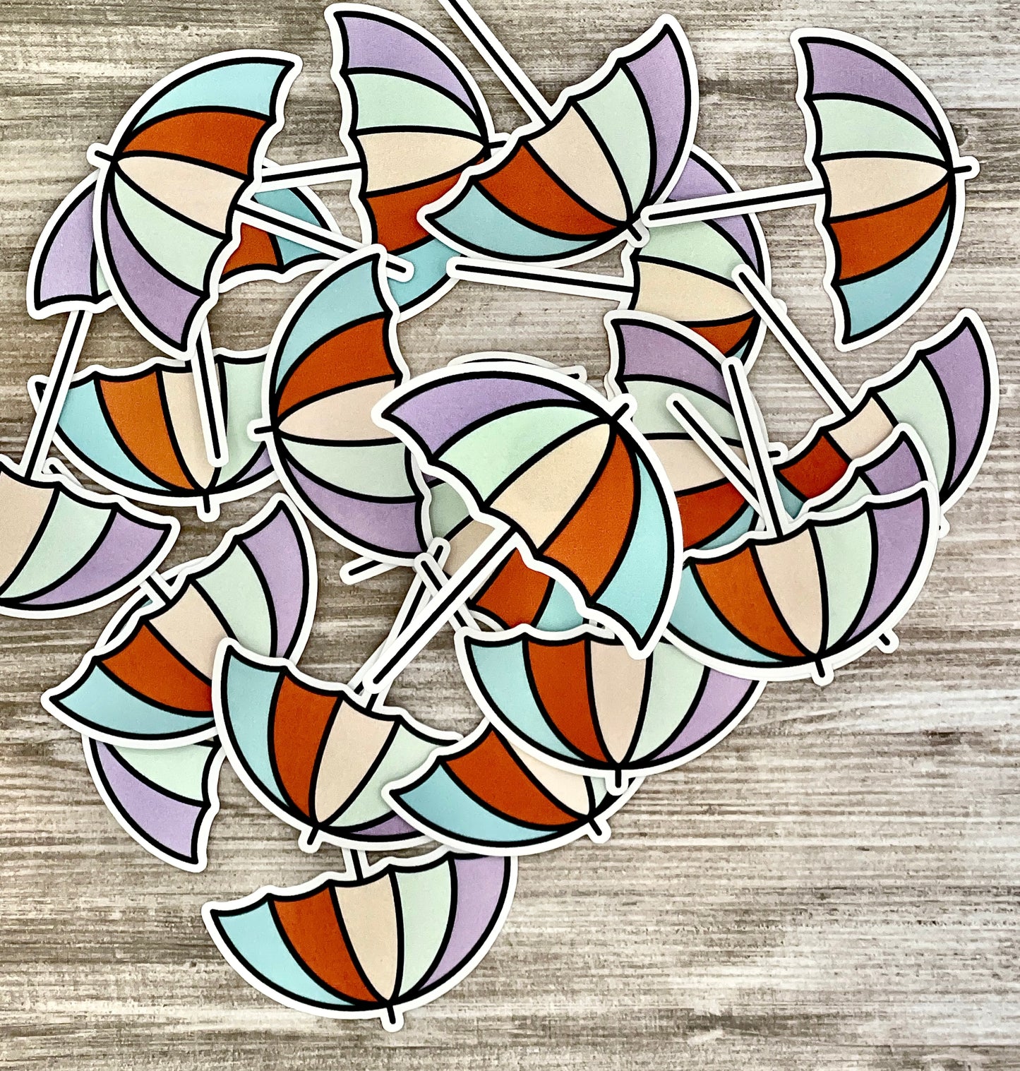 Beach Umbrella Sticker