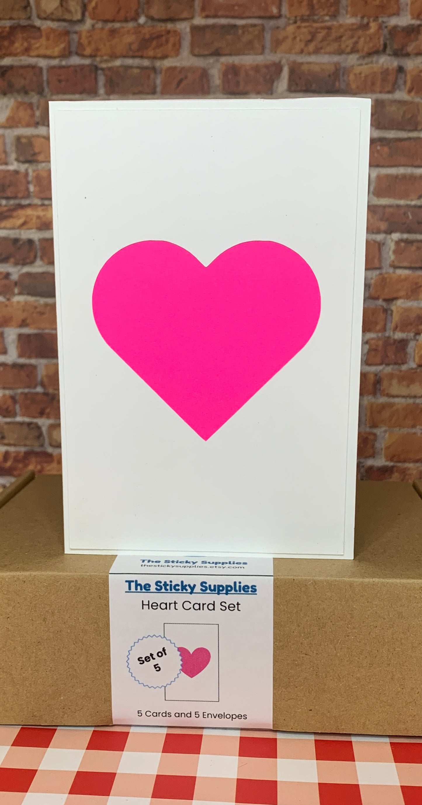 Heart Shaped Card Set