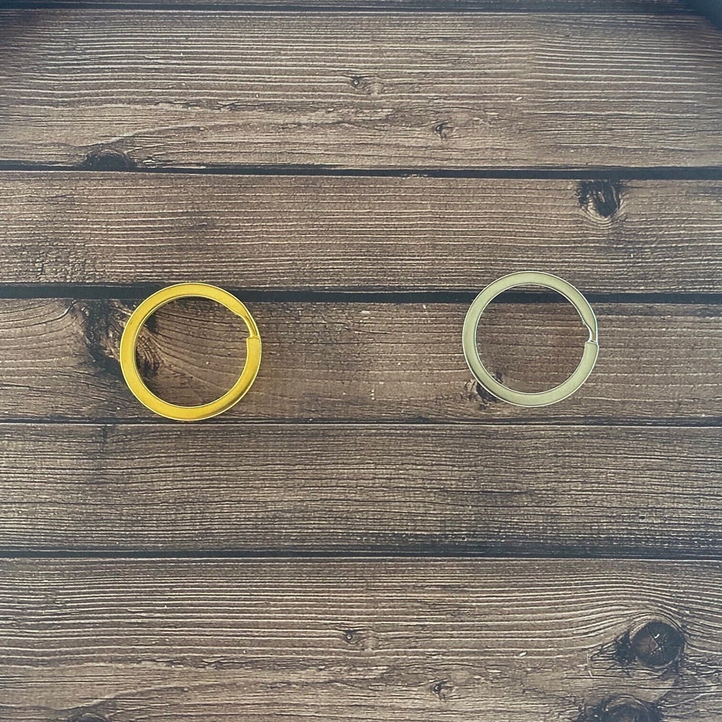 Custom Acrylic Keychain -- Gold, White, or Black