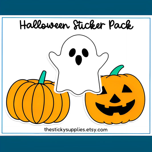 Halloween Sticker Pack of 3