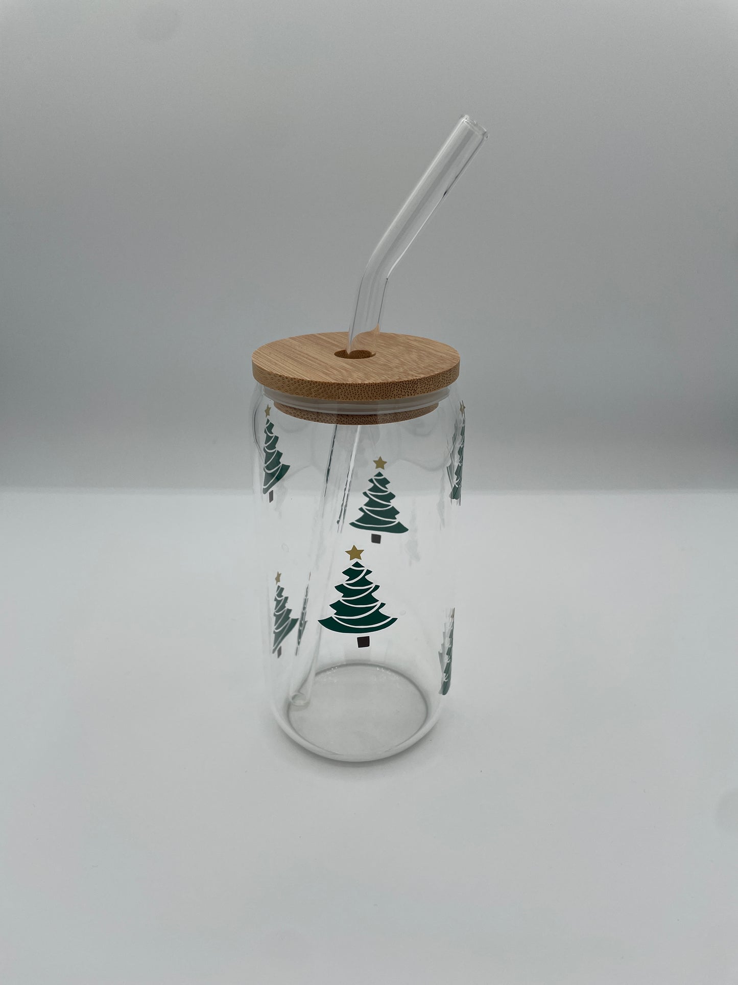 Christmas Tree Glass Cup