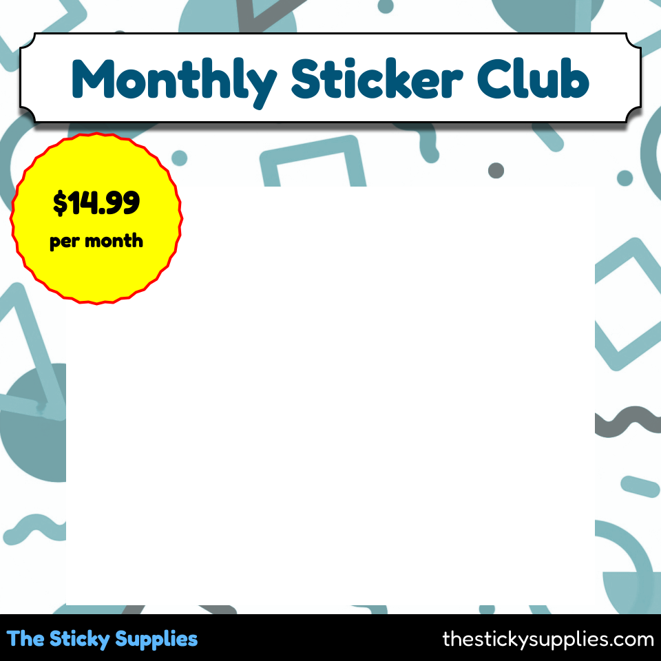 Monthly Sticker Club